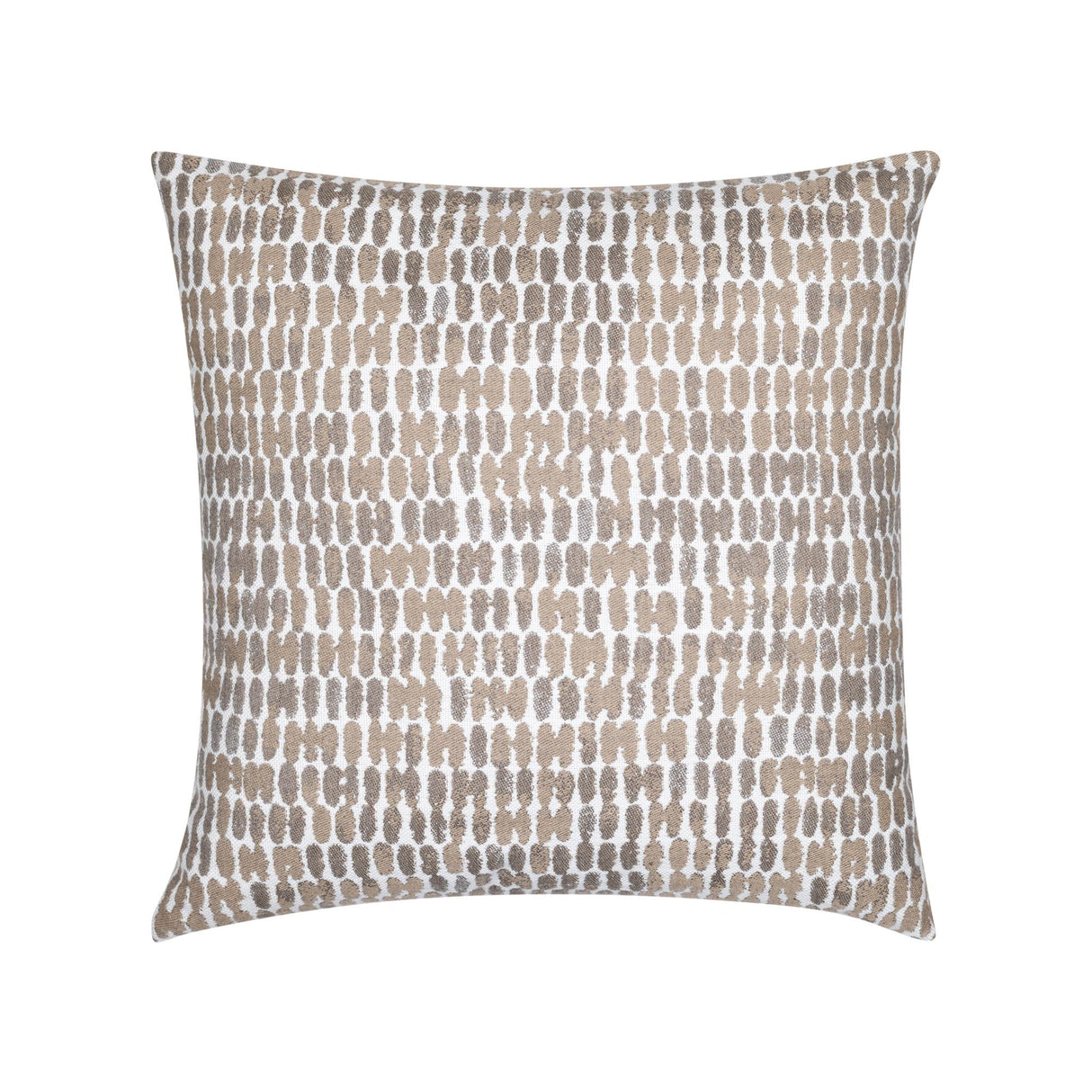 Elaine Smith Thumbprint Latte Brown 20" x 20" Pillow