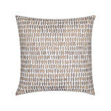 Elaine Smith Thumbprint Latte Brown 20" x 20" Pillow