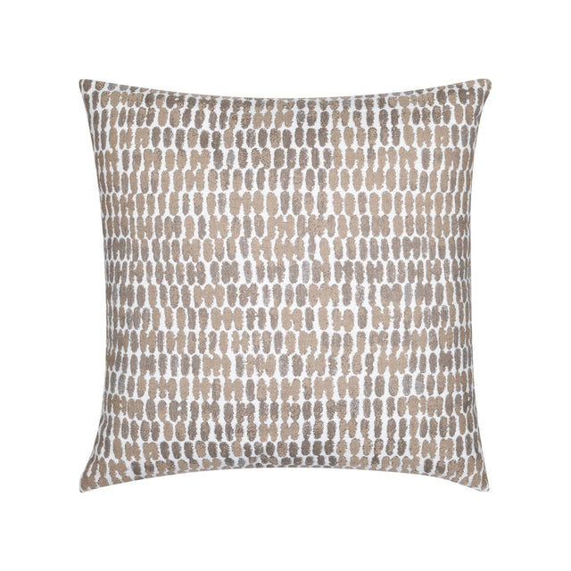 Elaine Smith Thumbprint Latte Brown 20" x 20" Pillow