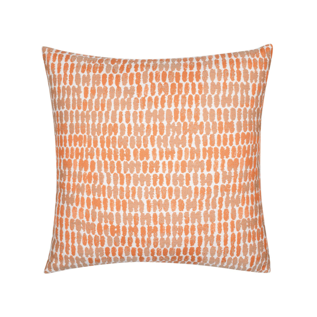 Elaine Smith Thumbprint Tuscan Orange 20" x 20" Pillow