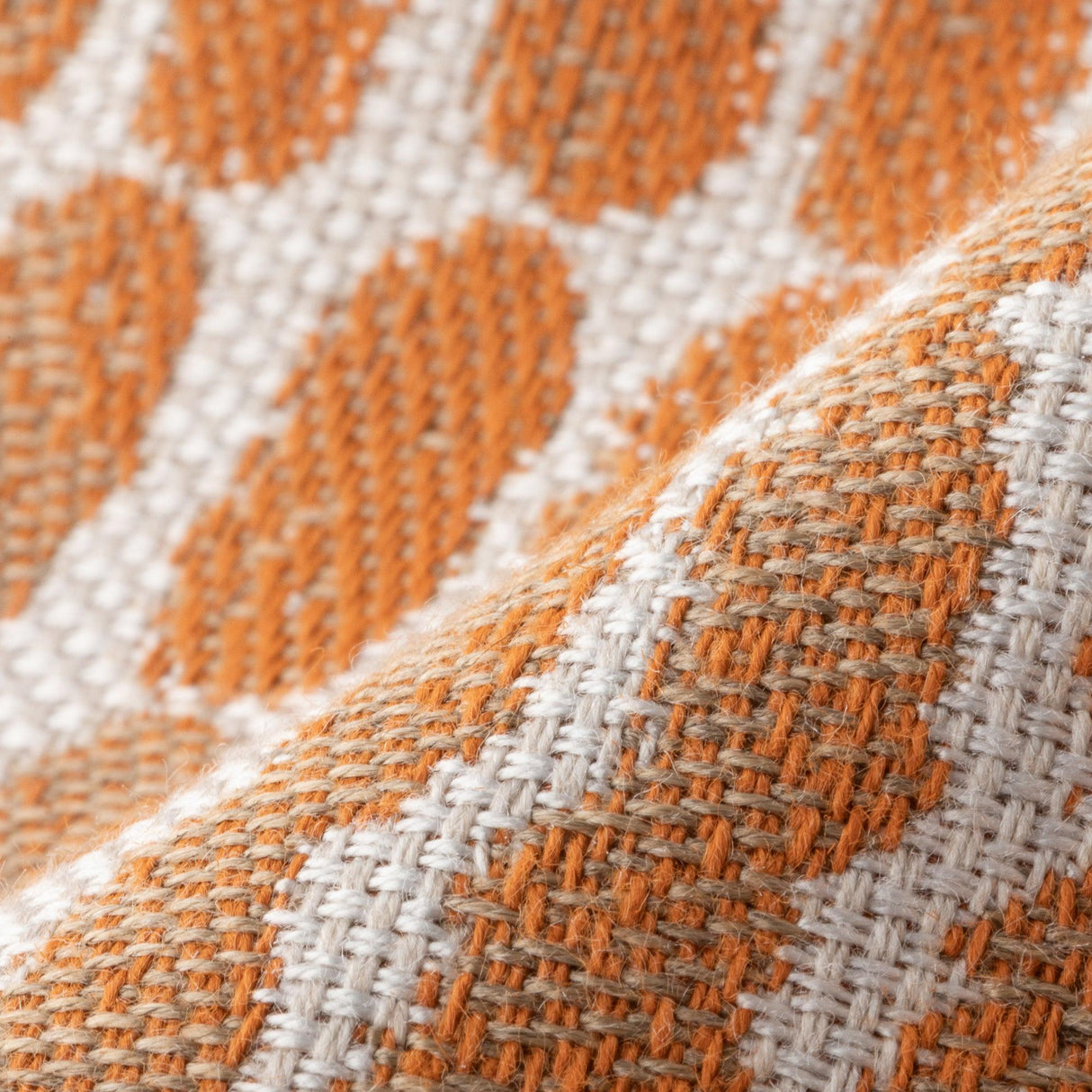 Elaine Smith Thumbprint Tuscan Orange 20"x20" Decorative Pillow