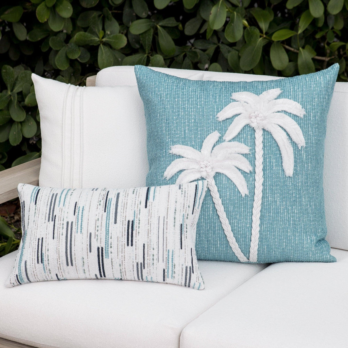 Elaine Smith Connection Ocean White 12"x20" Decorative Pillow