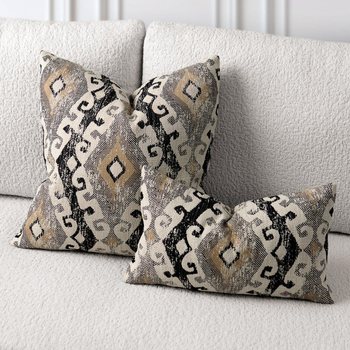 Elaine Smith Evolution Honey Gold 22"x22" Decorative Pillow