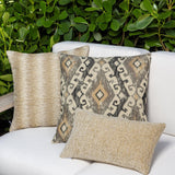 Elaine Smith Evolution Honey Gold 22"x22" Decorative Pillow