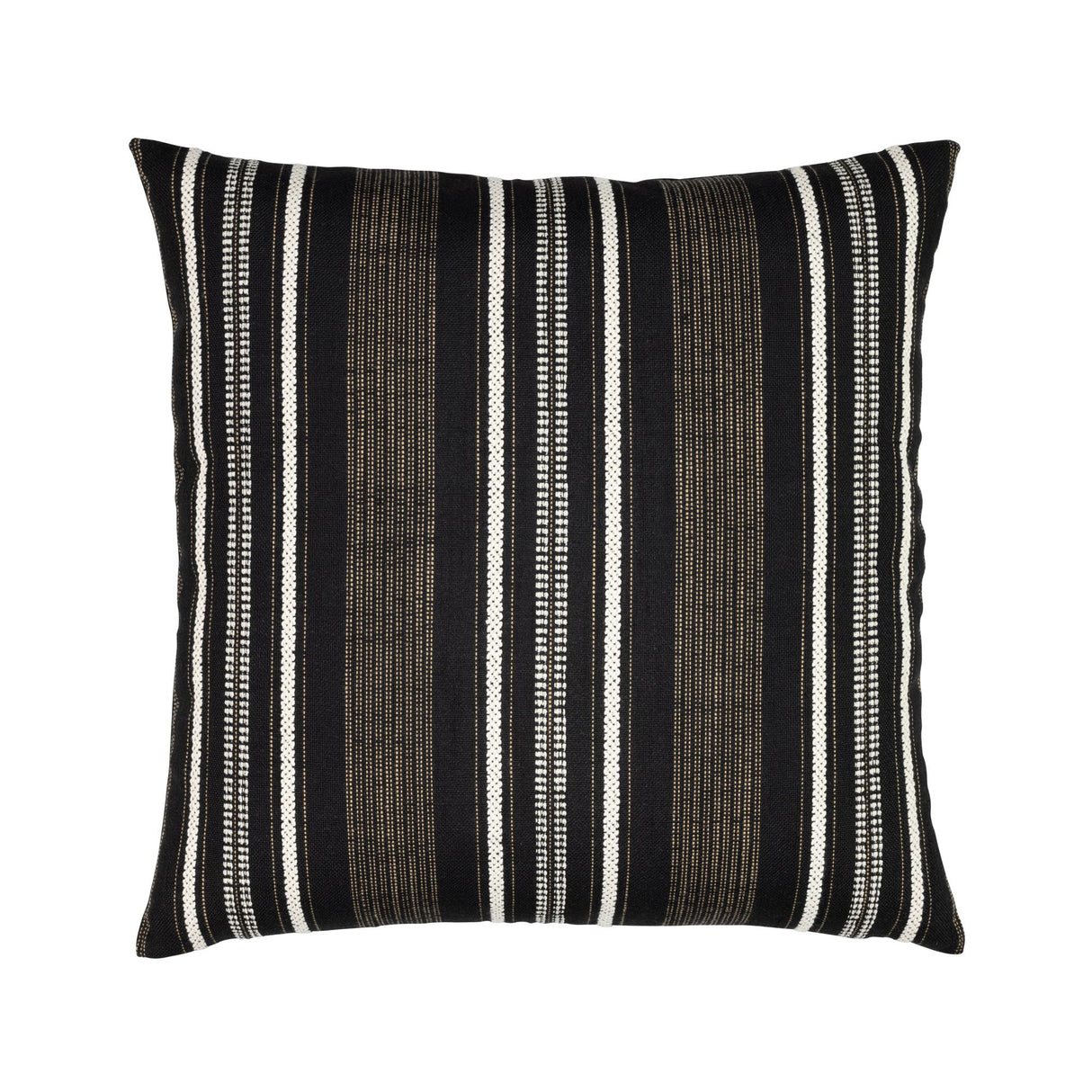 Elaine Smith Pathway Ebony Black 22" x 22" Pillow