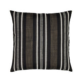 Elaine Smith Pathway Ebony Black 22" x 22" Pillow
