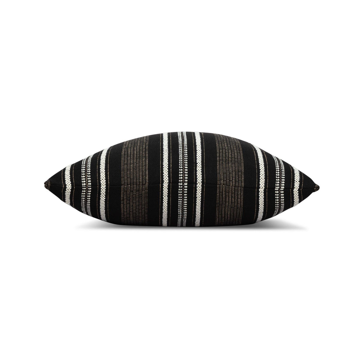Elaine Smith Pathway Ebony Black 22"x22" Decorative Pillow