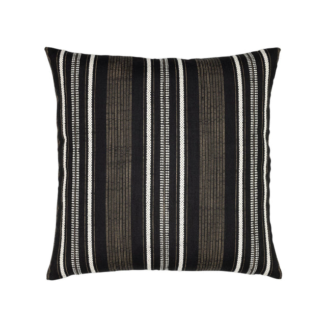 Elaine Smith Pathway Ebony Black 20" x 20" Pillow