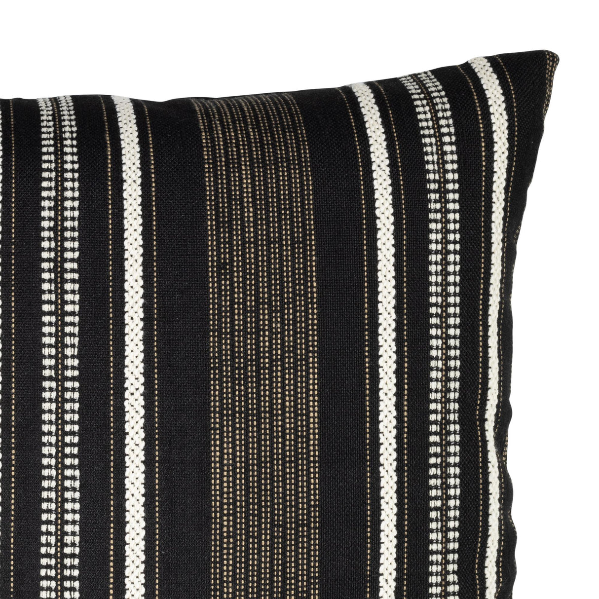 Elaine Smith Pathway Ebony Black 20" x 20" Pillow