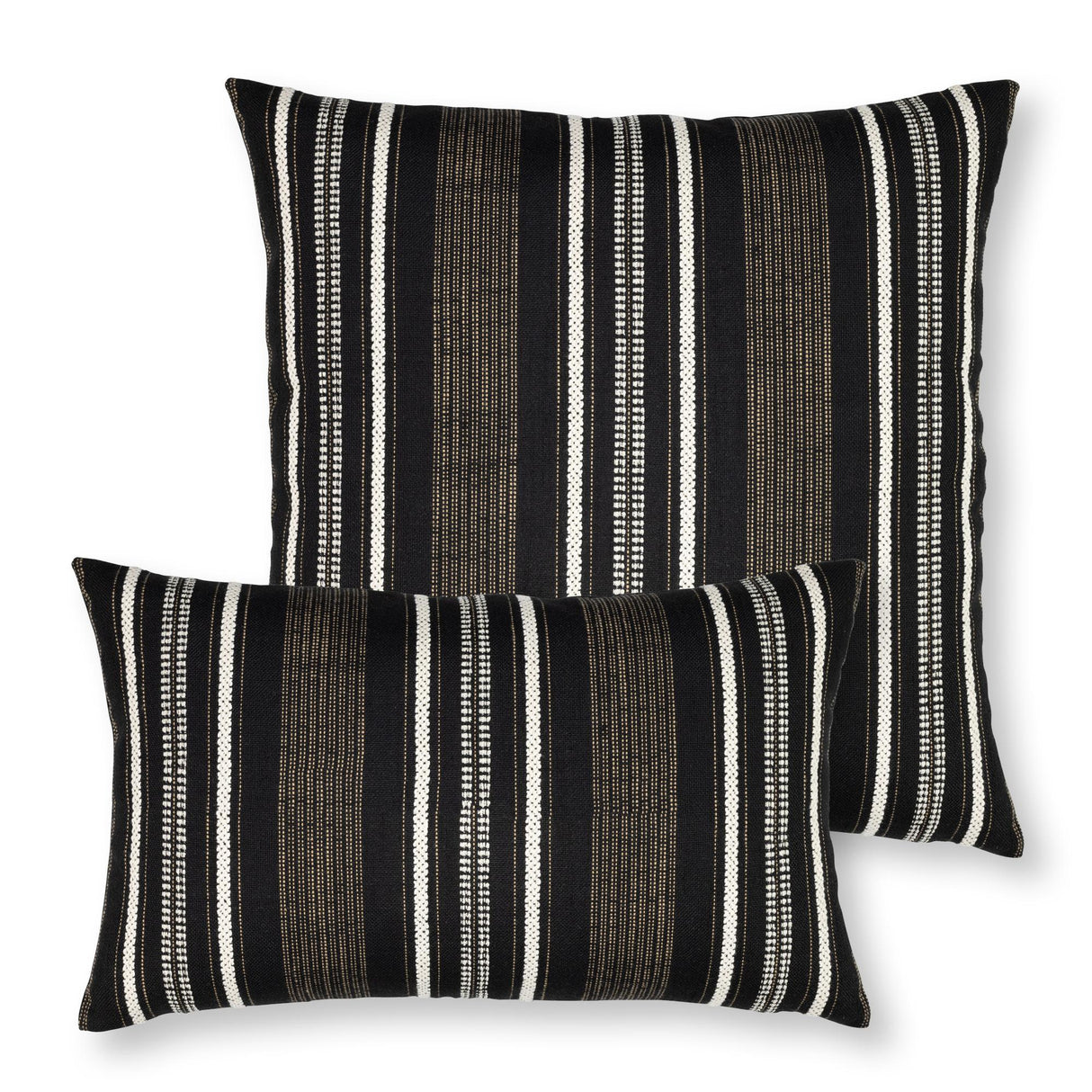 Elaine Smith Pathway Ebony Black 20" x 20" Pillow