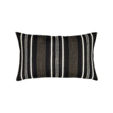 Elaine Smith Pathway Ebony Black 12" x 20" Pillow