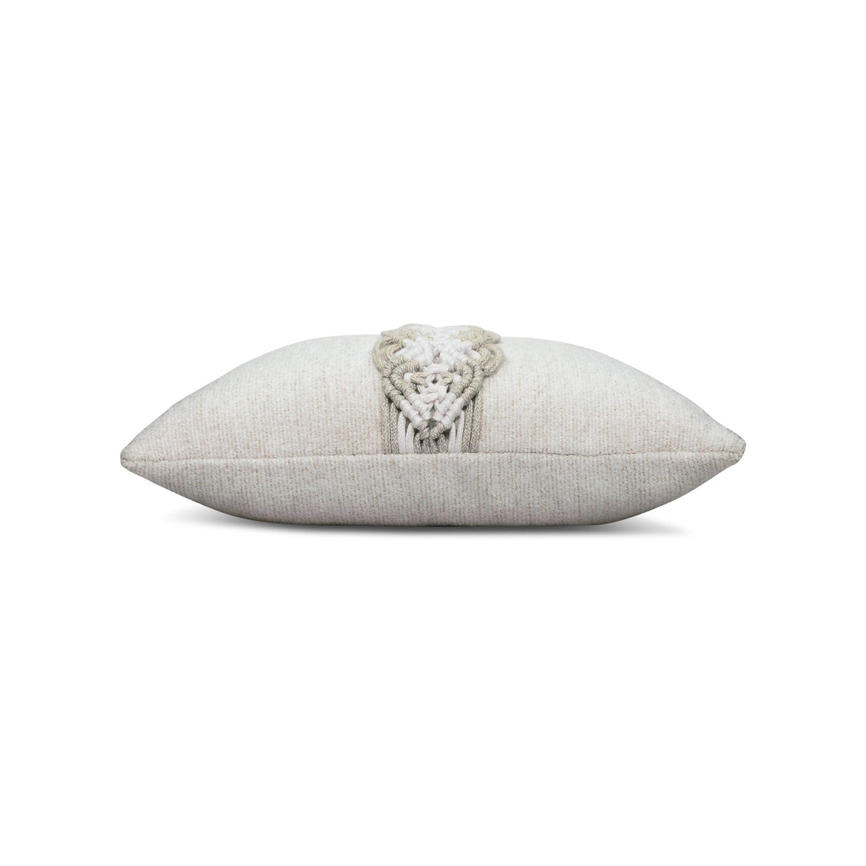 Elaine Smith Distinct Oyster Ivory 20"x20" Decorative Pillow