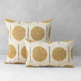 Elaine Smith Solstice Gold Gold 20"x20" Decorative Pillow