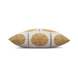 Elaine Smith Solstice Gold Gold 20"x20" Decorative Pillow