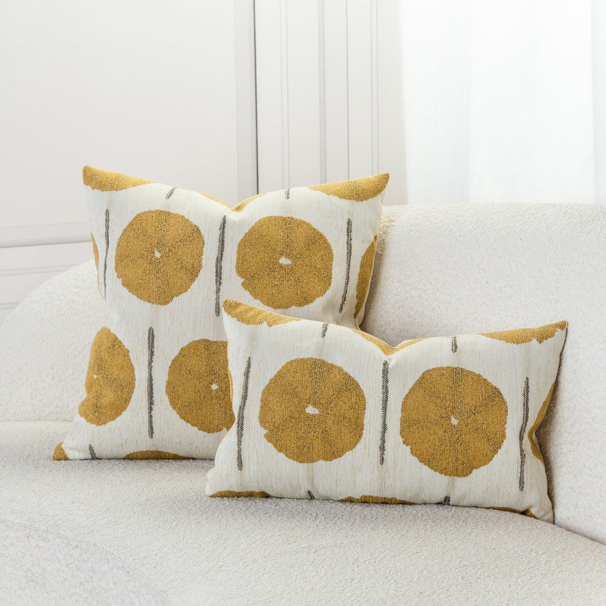 Elaine Smith Solstice Gold Gold 12"x20" Decorative Pillow