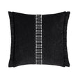 Elaine Smith Splendor Charcoal Black 20" x 20" Pillow