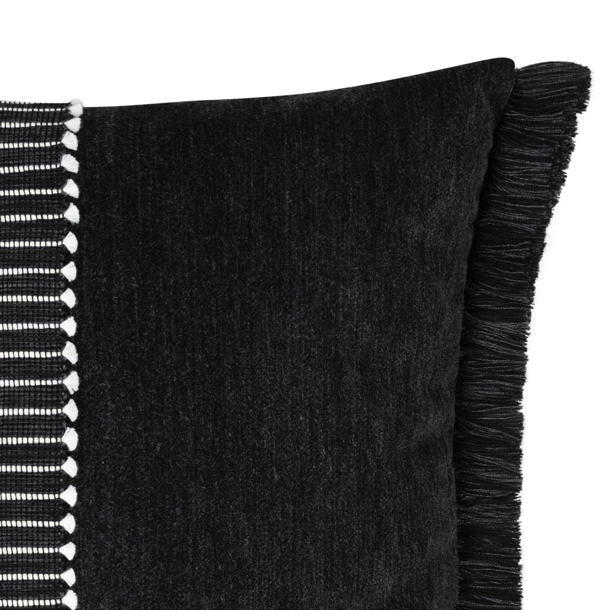 Elaine Smith Splendor Charcoal Black 20" x 20" Pillow