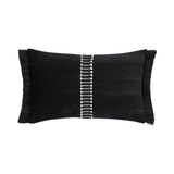 Elaine Smith Splendor Charcoal Black 12" x 20" Pillow