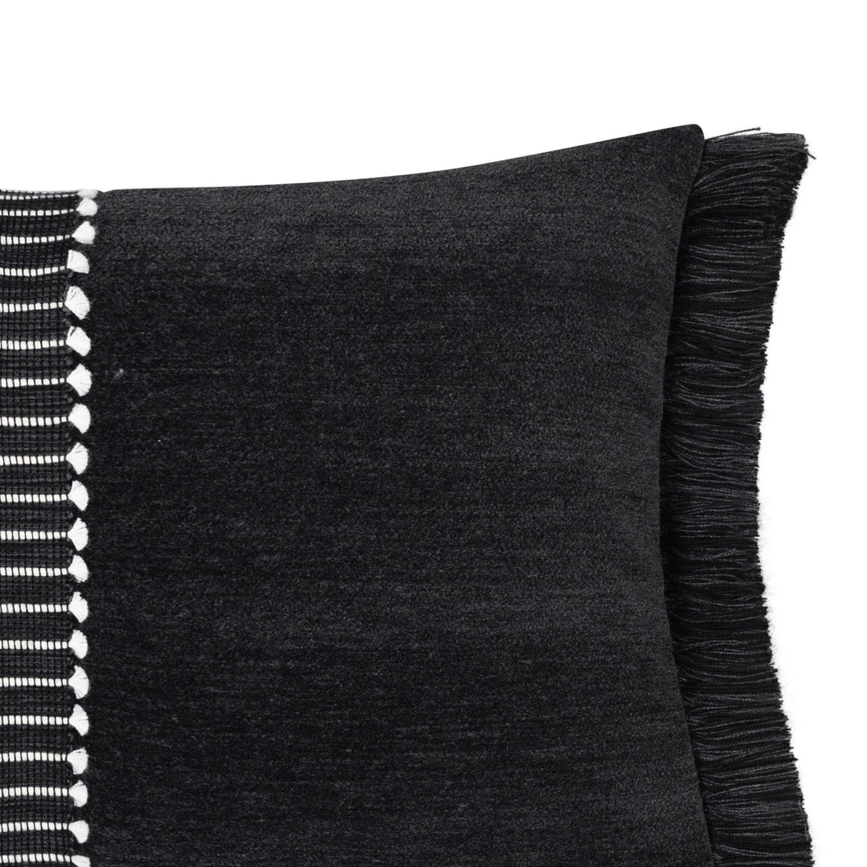 Elaine Smith Splendor Charcoal Black 12" x 20" Pillow