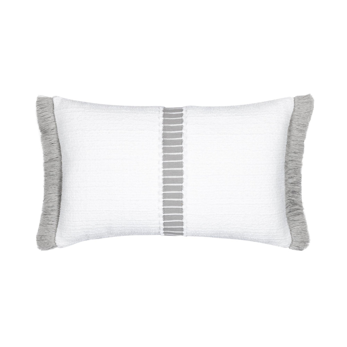 Elaine Smith Deluxe Cloud White 12" x 20" Pillow