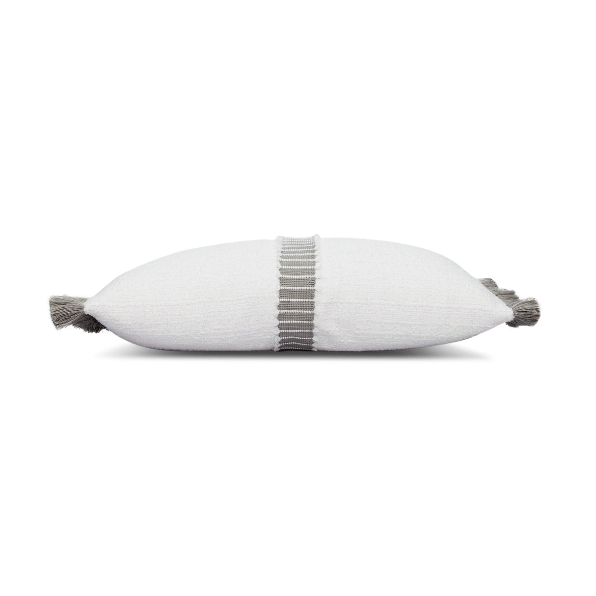 Elaine Smith Deluxe Cloud White 12"x20" Decorative Pillow