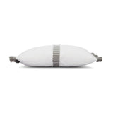 Elaine Smith Deluxe Cloud White 12"x20" Decorative Pillow