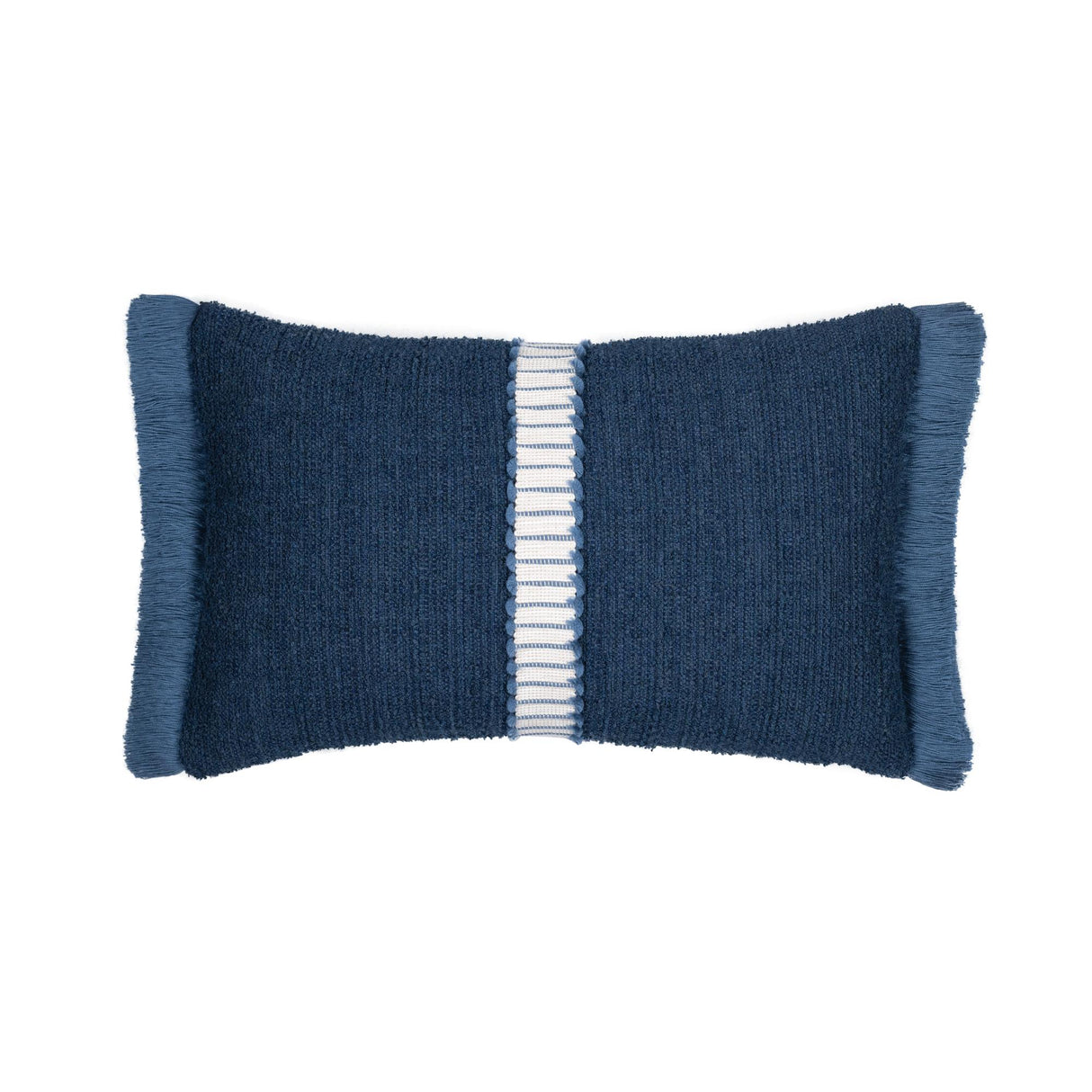 Elaine Smith Deluxe Indigo Blue 12" x 20" Pillow