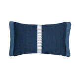 Elaine Smith Deluxe Indigo Blue 12" x 20" Pillow