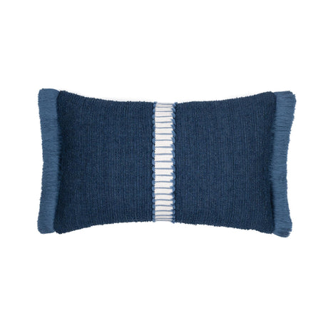 Elaine Smith Deluxe Indigo Blue 12" x 20" Pillow