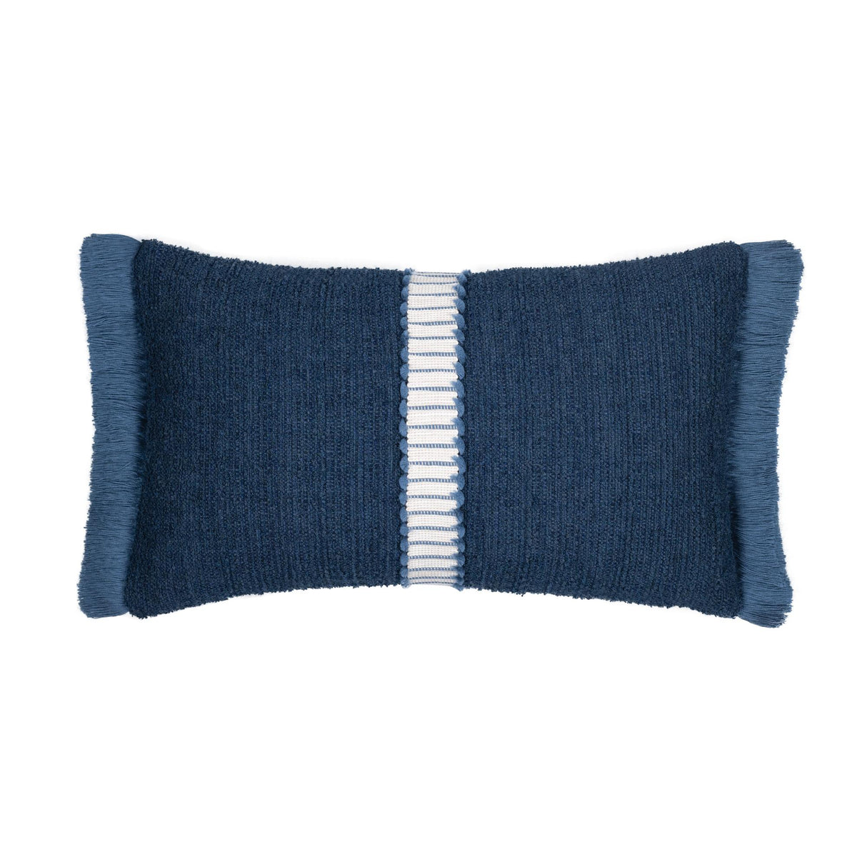 Elaine Smith Deluxe Indigo Blue 12" x 20" Pillow