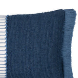 Elaine Smith Deluxe Indigo Blue 12" x 20" Pillow