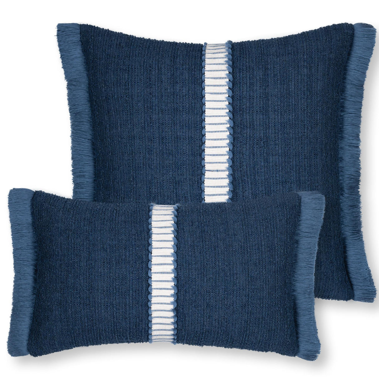 Elaine Smith Deluxe Indigo Blue 20" x 20" Pillow