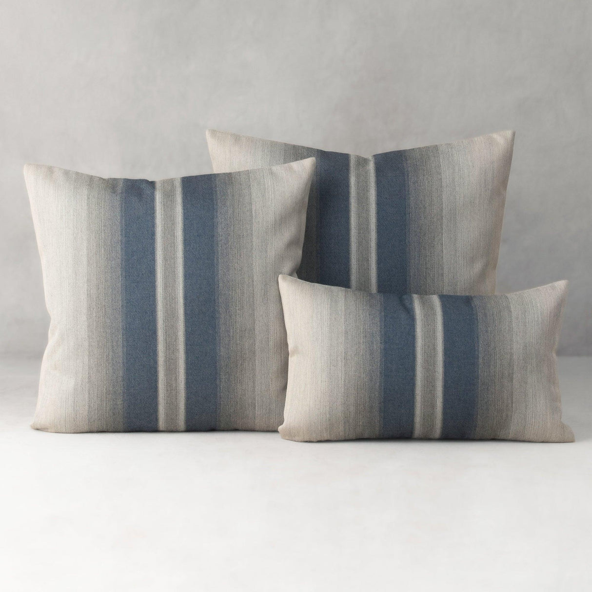 Elaine Smith Ombre Indigo Blue 22"x22" Decorative Pillow