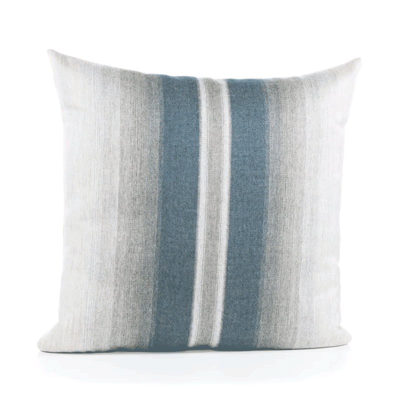 Elaine Smith Ombre Indigo Blue 22"x22" Decorative Pillow
