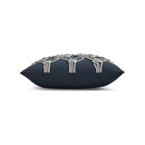 Elaine Smith Indigo Rope Deep Blue 20"x20" Decorative Pillow
