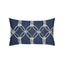Elaine Smith Indigo Rope Blue 12" x 20" Pillow