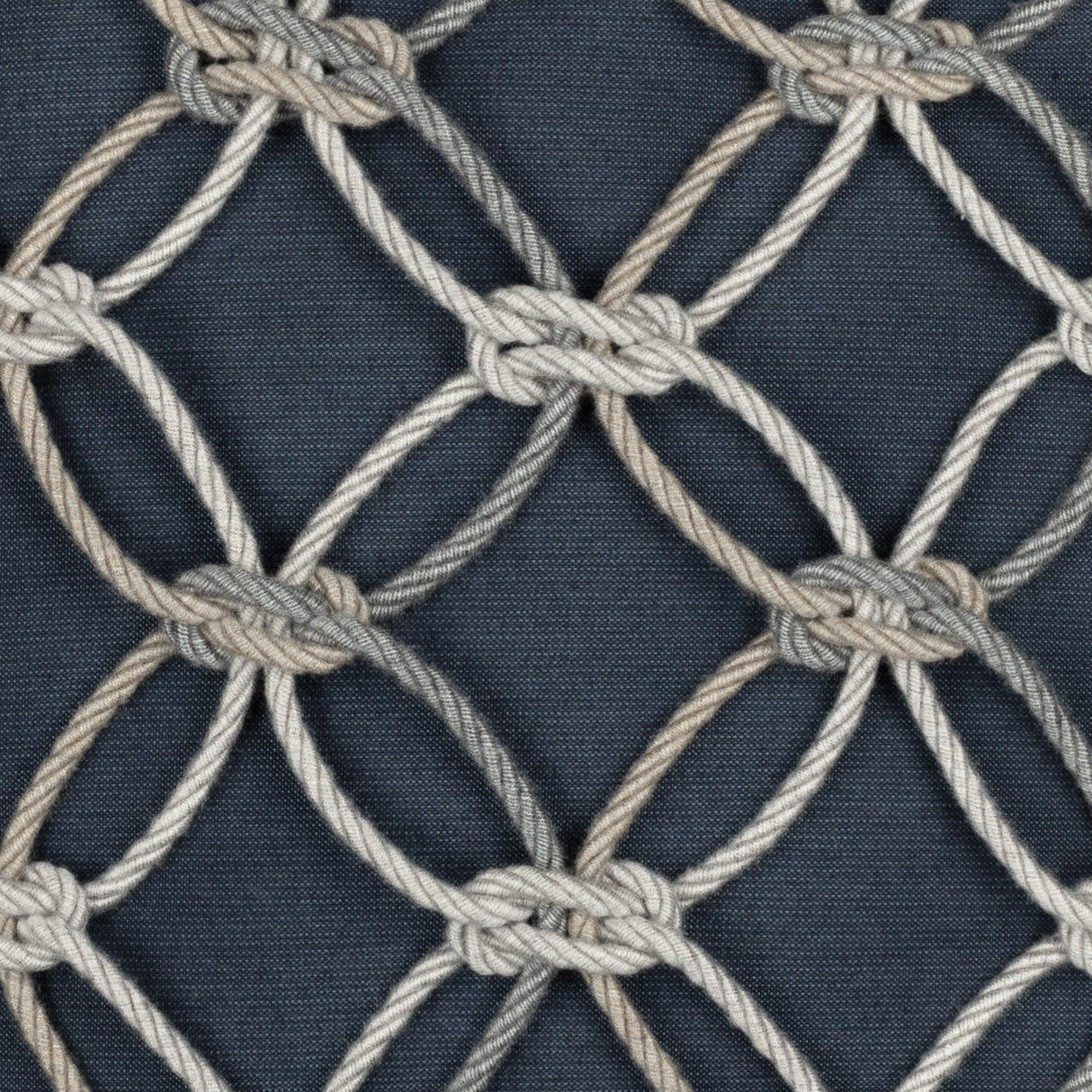 Elaine Smith Indigo Rope Deep Blue 12"x20" Decorative Pillow