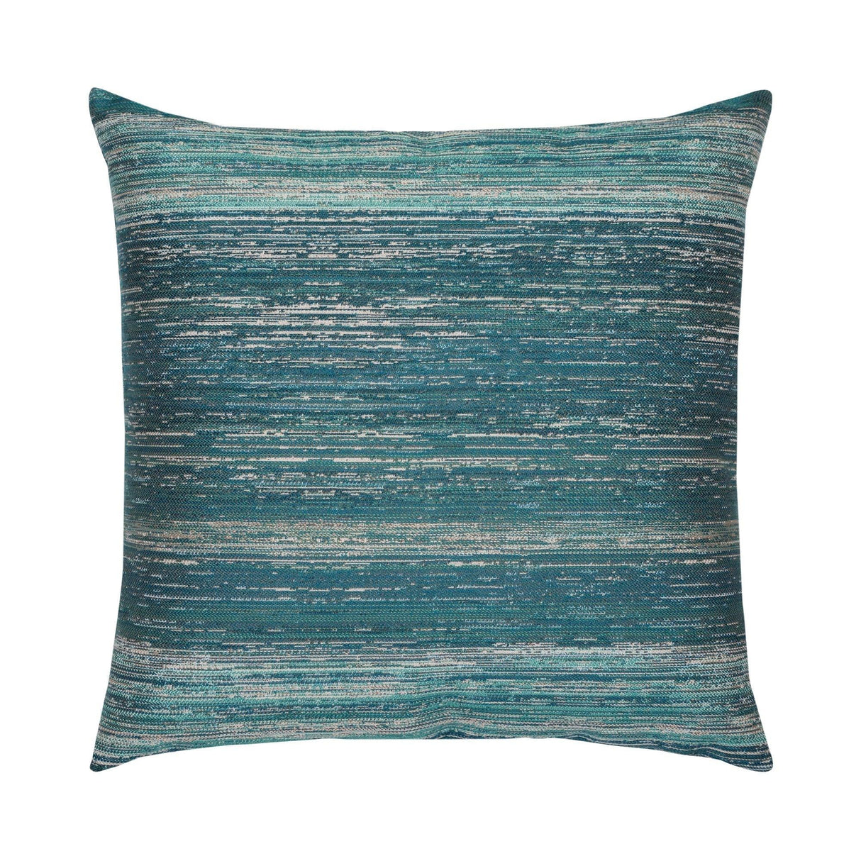 Elaine Smith Textured Lagoon Teal 22"x22" Decorative Pillow