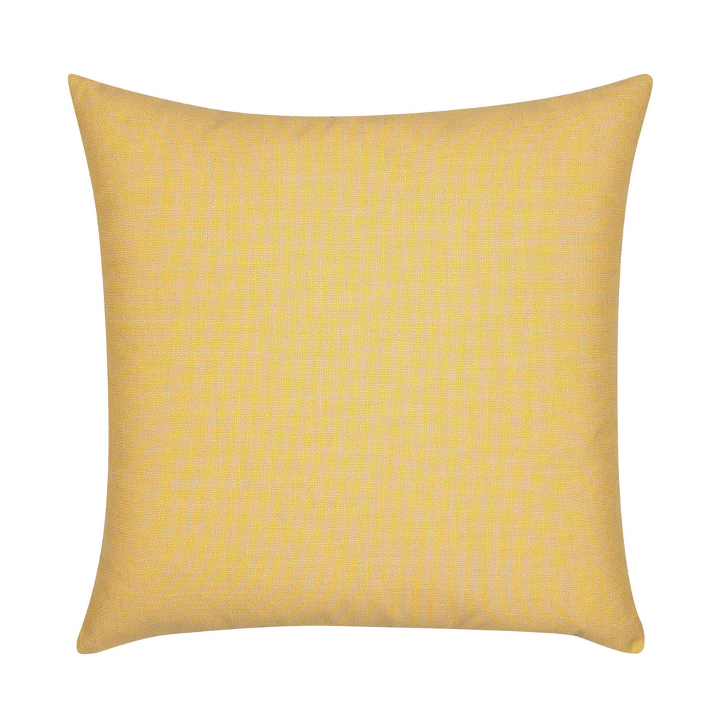 Elaine Smith Solid Lemon Yellow 22" x 22" Pillow
