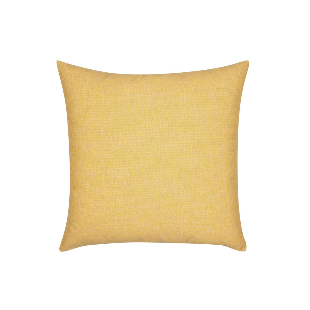 Elaine Smith Solid Lemon Yellow 17" x 17" Pillow