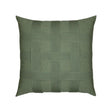 Elaine Smith Basketweave Fern Green 20" x 20" Pillow