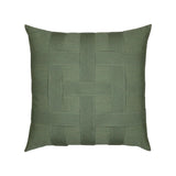 Elaine Smith Basketweave Fern Green 20" x 20" Pillow