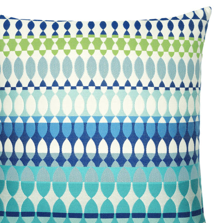 Elaine Smith Modern Oval Ocean Multi 20" x 20" Pillow