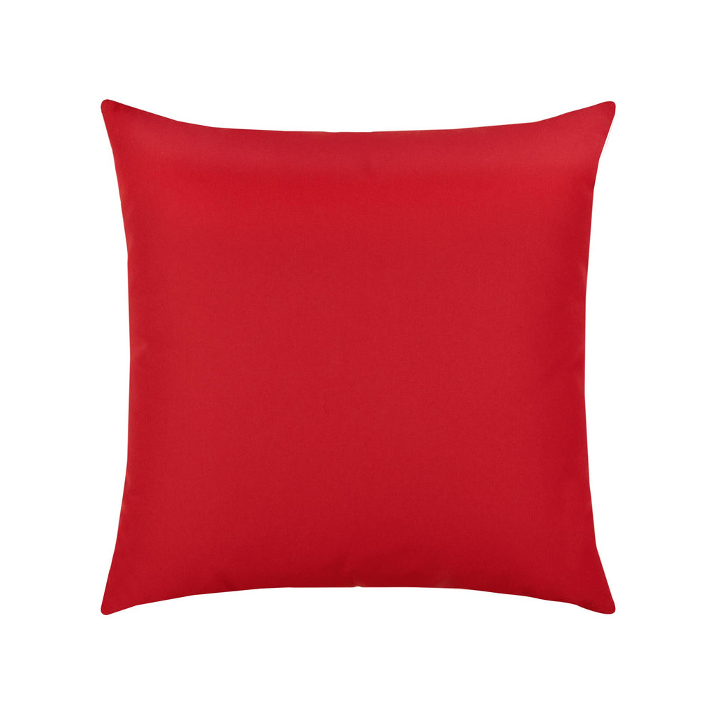 Elaine Smith Canvas Logo Red Blue 20" x 20" Pillow
