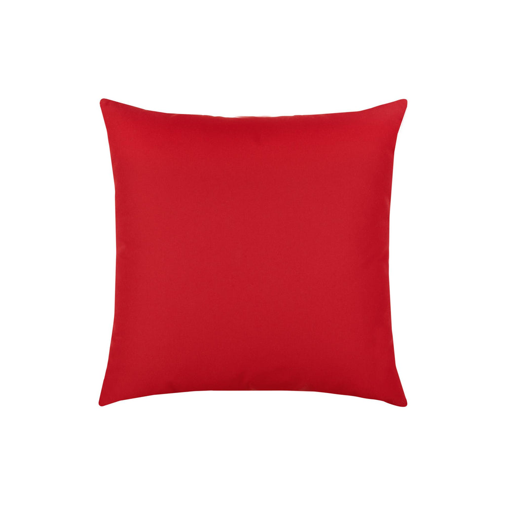 Elaine Smith Canvas Logo Red Blue 17" x 17" Pillow