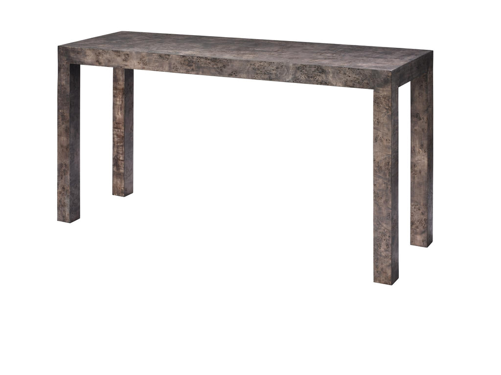 Jamie Young Archer Burl Wood Console, Grey