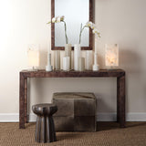 Jamie Young Archer Burl Wood Console, Grey