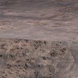 Jamie Young Archer Burl Wood Console, Grey