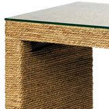 Jamie Young Captain Seagrass Console Table