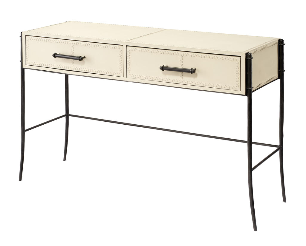 Jamie Young Nevado Leather Console Table